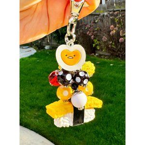 Gudetama Tamago Yaki Egg Iwako Sushi Keychain Purse Bag Charm